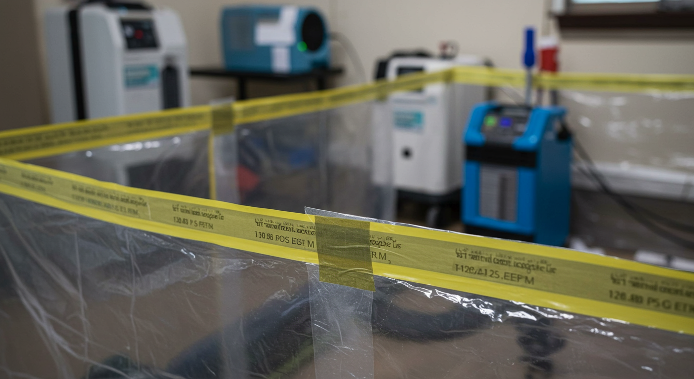 Mold Remediation Containment