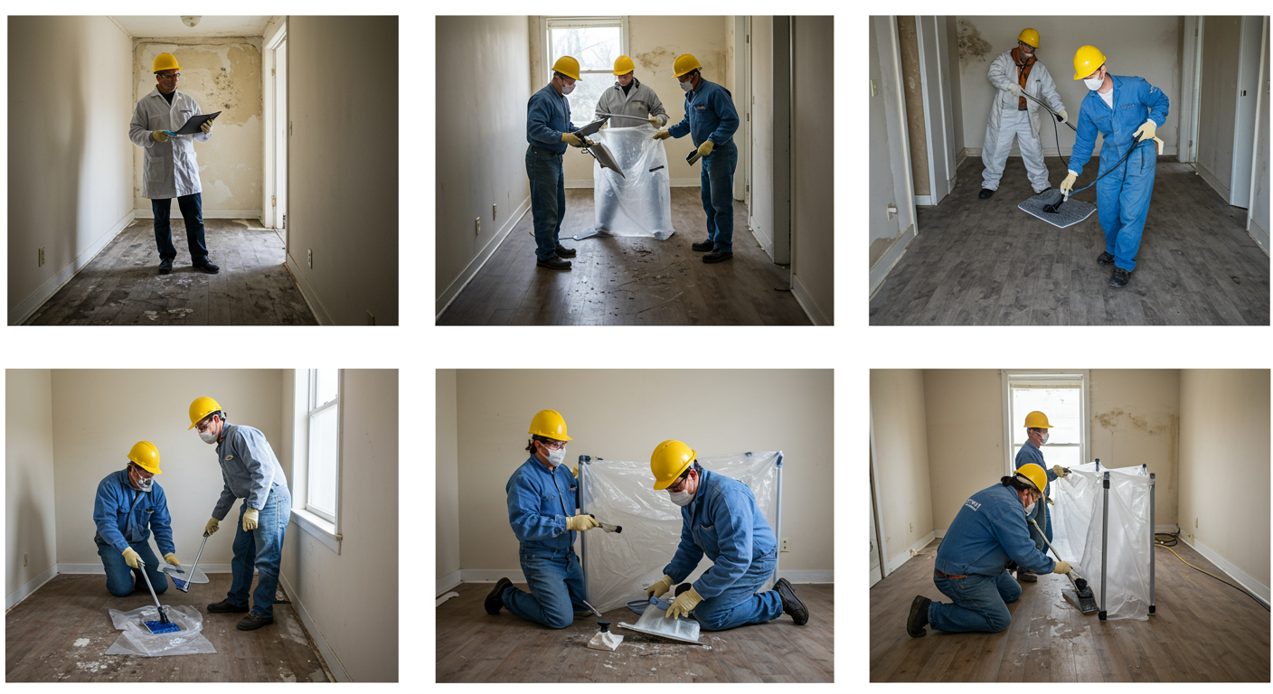 Professional Mold Remediation Services in Action